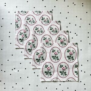 🩷 Decoupage 🩷 set of 4 napkins DIY Floral roses romantic